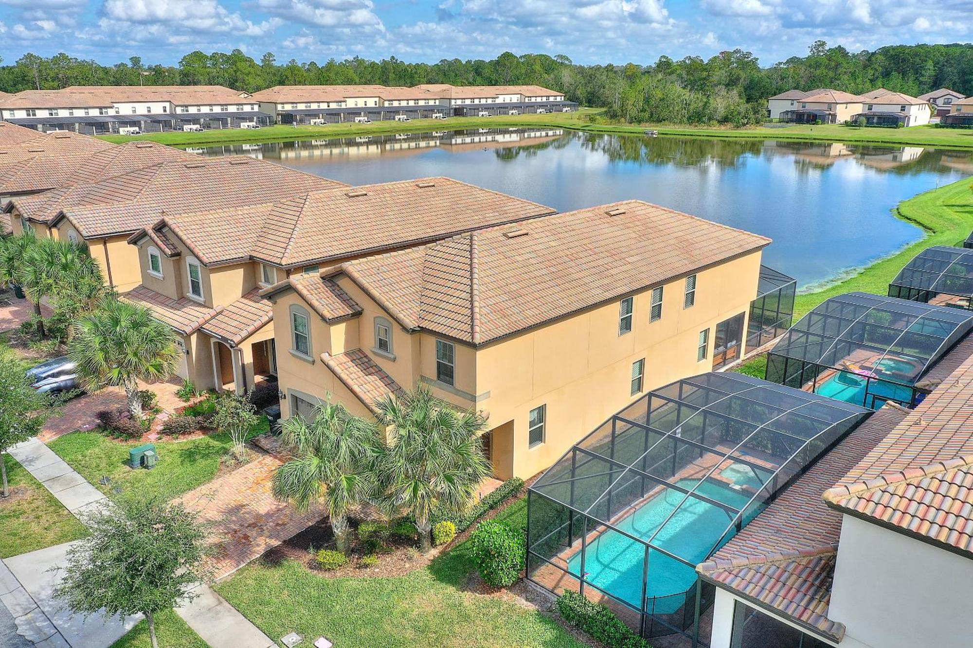 Stylish Cozy Family Getaway With Private Pool And Lake View Kissimmee Exterior foto